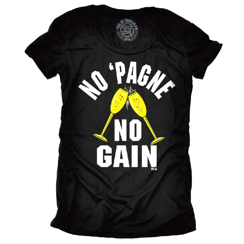 Early Access Women's No Pagne No Gain T-shirt