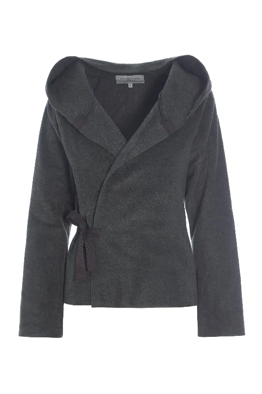 Weekend Bargains to Love CLASSIC FLEECE WRAP CARDIGAN - 1009 - FORREST