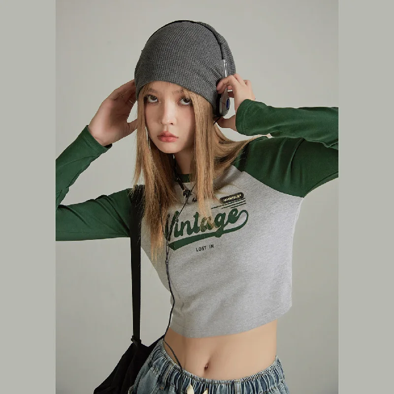 Weekend Discounts to Delight Vintage Crop T-Shirt