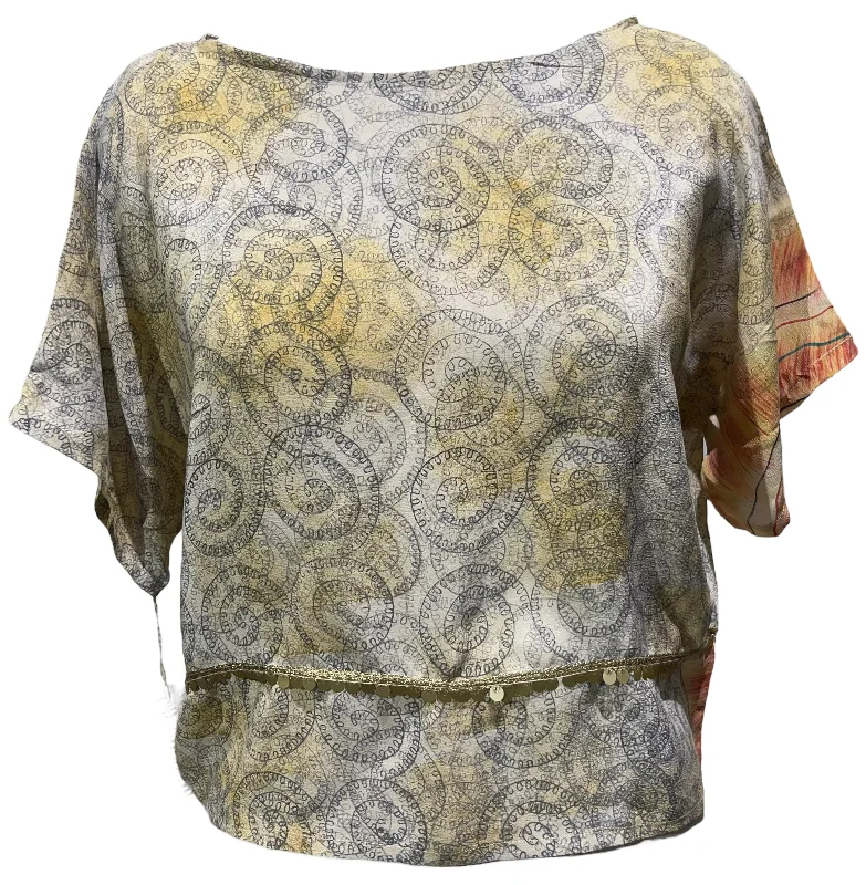 Reduced Rates PRC4233  Avatar Pure Silk Boxy Top
