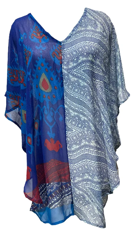 Weekend Specials to Indulge In PRG5149 Sheer Avatar Pure Silk Waterfall Top