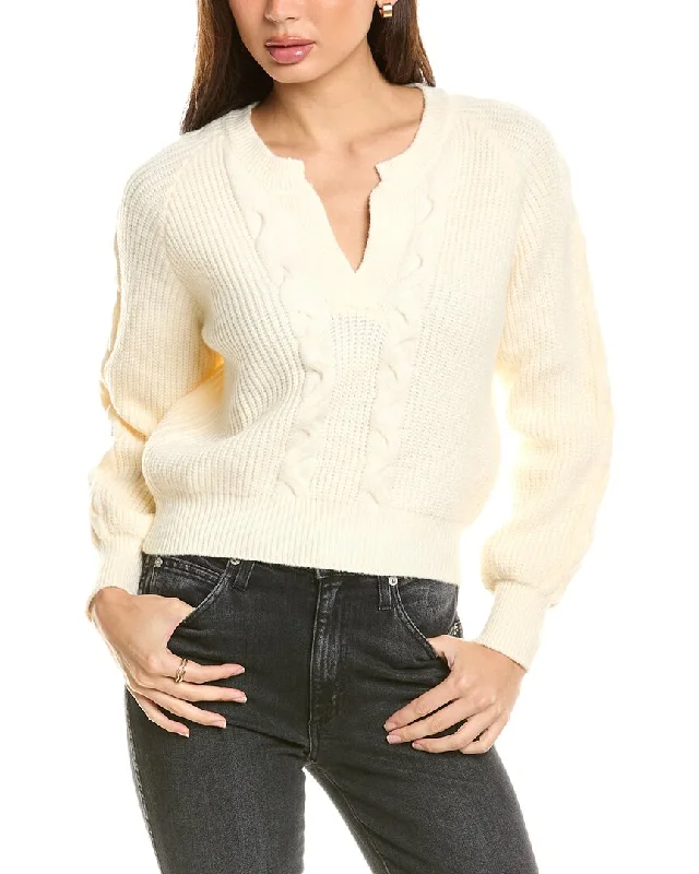 Early Bird Seraphina Split Neck Sweater