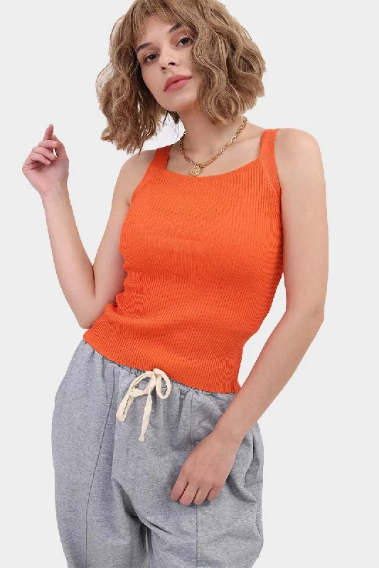 Now or Never Slim Knit Cami Top