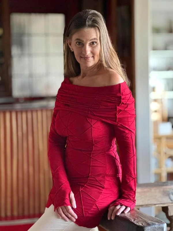 Shop the Weekend Away Texture Cowl Tunic