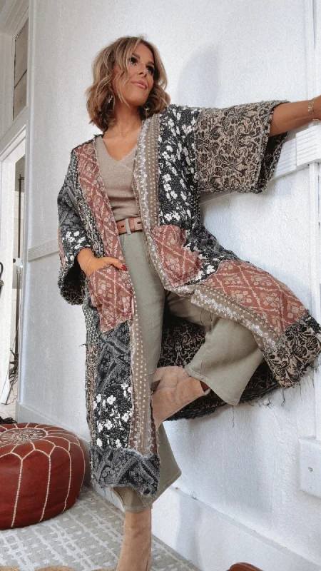 Deep Savings Oli & Hali: In Harmony Mix Print Duster