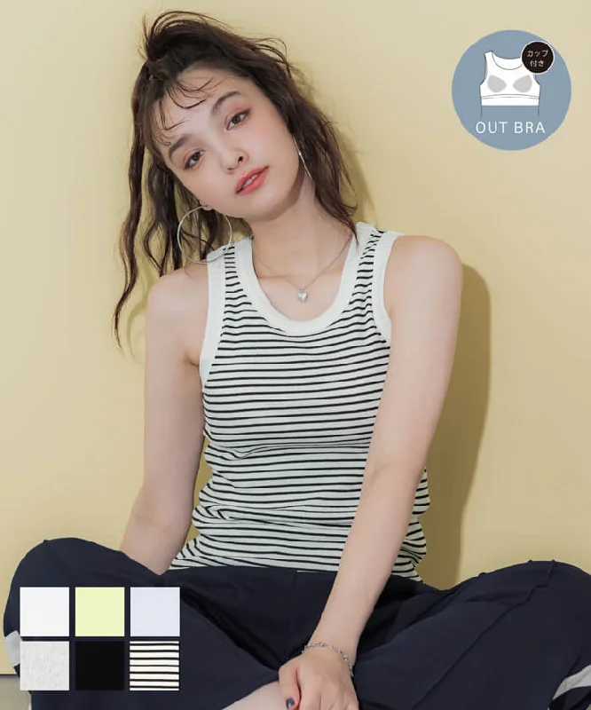 Steals and Deals 外で着られるブラトップス OUT BRA タンクトップ レディース カップ付き アメスリ インナー リブ ブラトップ メール便不可 24ss coca コカ Steals and Deals 外で着られるブラトップス OUT BRA タンクトップ レディース カップ付き アメスリ インナー リブ ブラトップ メール便不可 24ss coca コカ