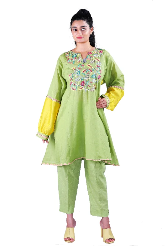 Lemon Green kurta