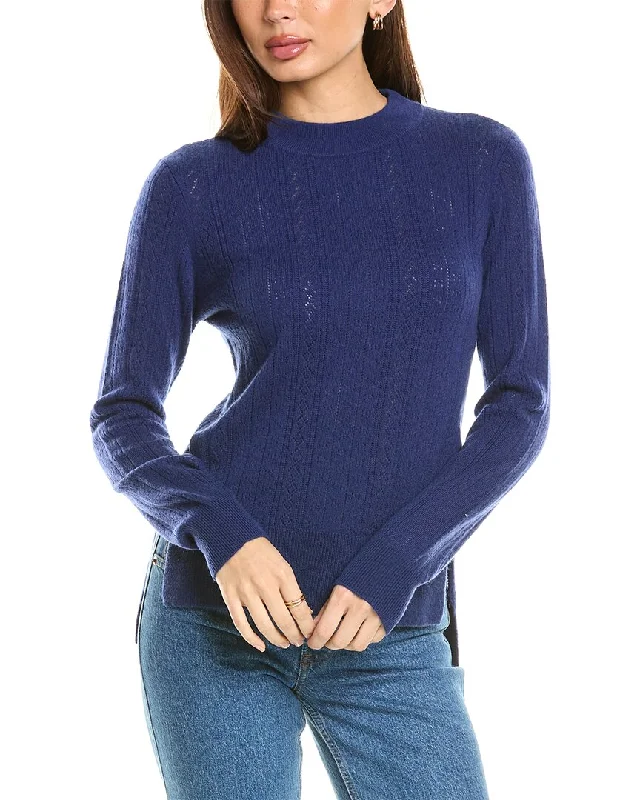 Can't Resist Malo Cashmere Pointelle Wool & Cashmere-Blend Sweater