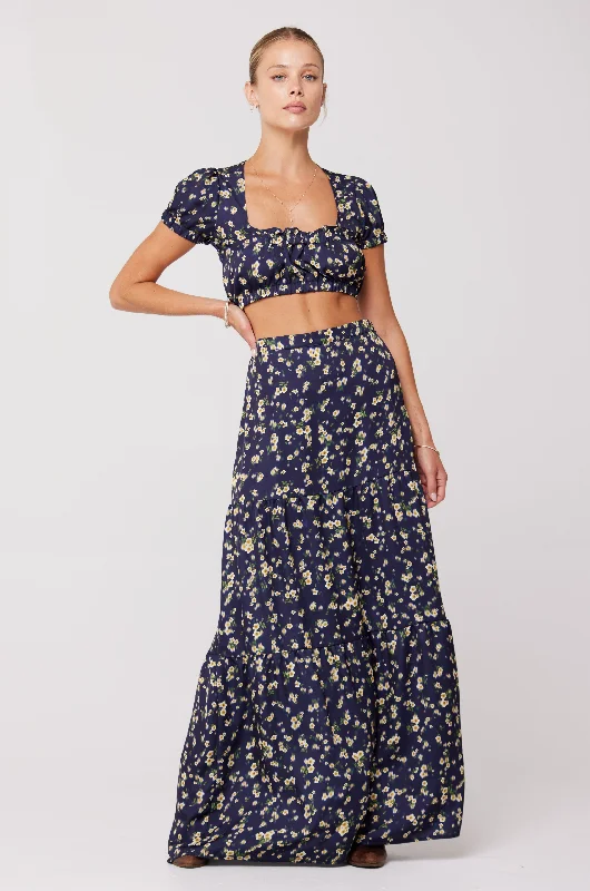 Weekend Savings Spectacle Daisy Top in Midnight