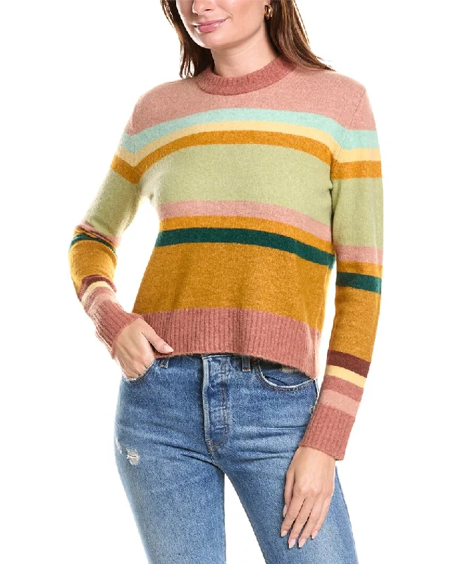 Weekend Bargains to Enjoy 27 Miles Malibu Striped Wool & Alpaca-Blend Sweater