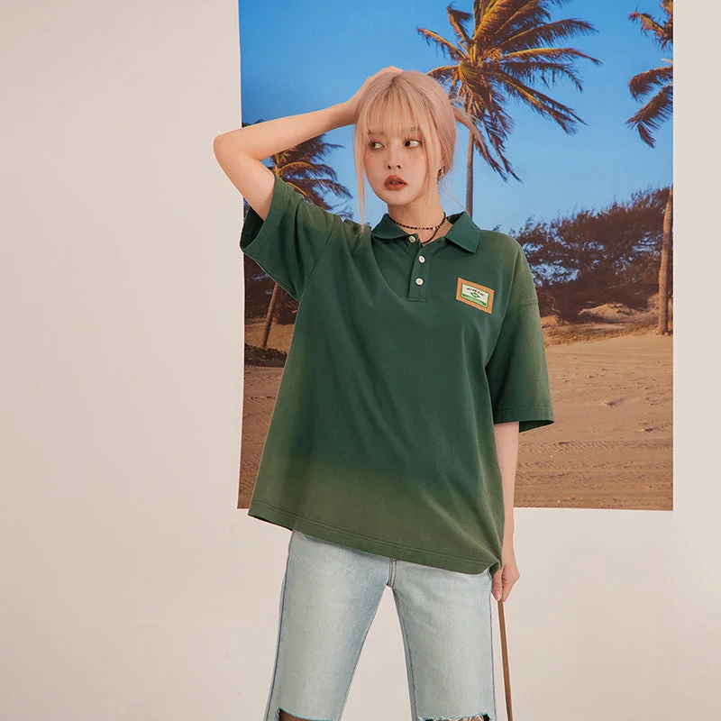 Deal of the Day Simplicity Gradient Polo T-Shirt