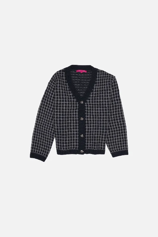 Best Choice Grid Stitch Women's Cardigan