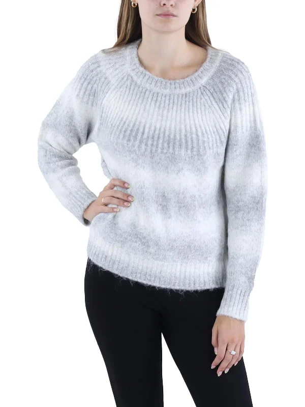 Weekend Discounts to Grab Womens Striped Pullover Crewneck Sweater