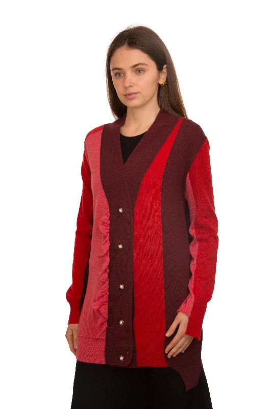 Weekend Specials to Relish Sara Navon Color-Block Cardigan