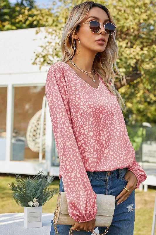 Unbeatable Prices Floral Print Gathered Cuffs Shirt