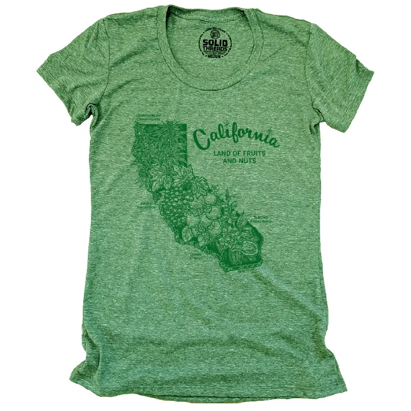 Massive Deal Women's California Land of Fruits and Nuts T-shirt