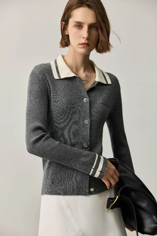 Sale Event LILY Wool-Blend Slim Cardigan