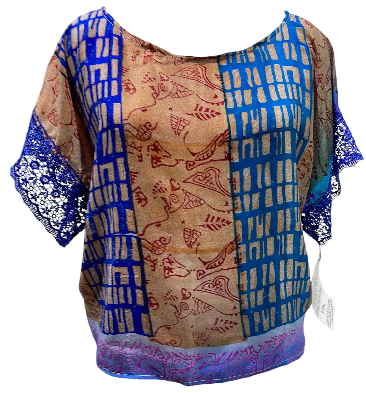 Weekend Offers That Tempt PRC5036 Avatar Pure Silk Boxy Top