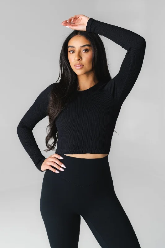 Savings Event Vitality Synergy® Open Back Long Sleeve - Midnight