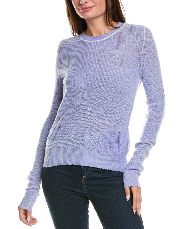 Weekend-Only Price Drops Autumn Cashmere Distressed Shaker Cashmere Sweater
