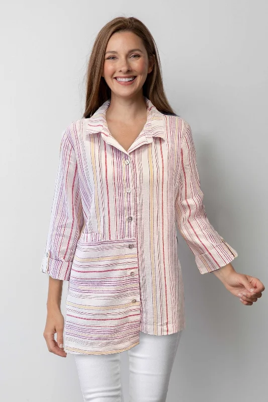Weekend Special Habitat Sale, 48335 Stepped Hem Tunic Shirt 50% Off Regular Price