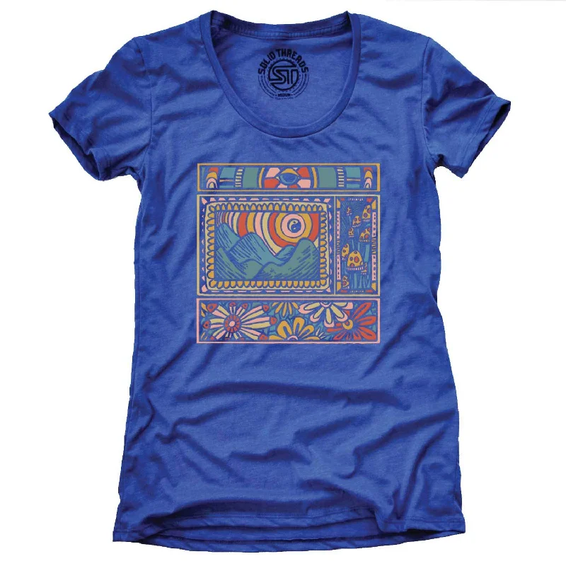 Midnight Madness Women's Trippy Nature T-shirt | Design by Dylan Fant