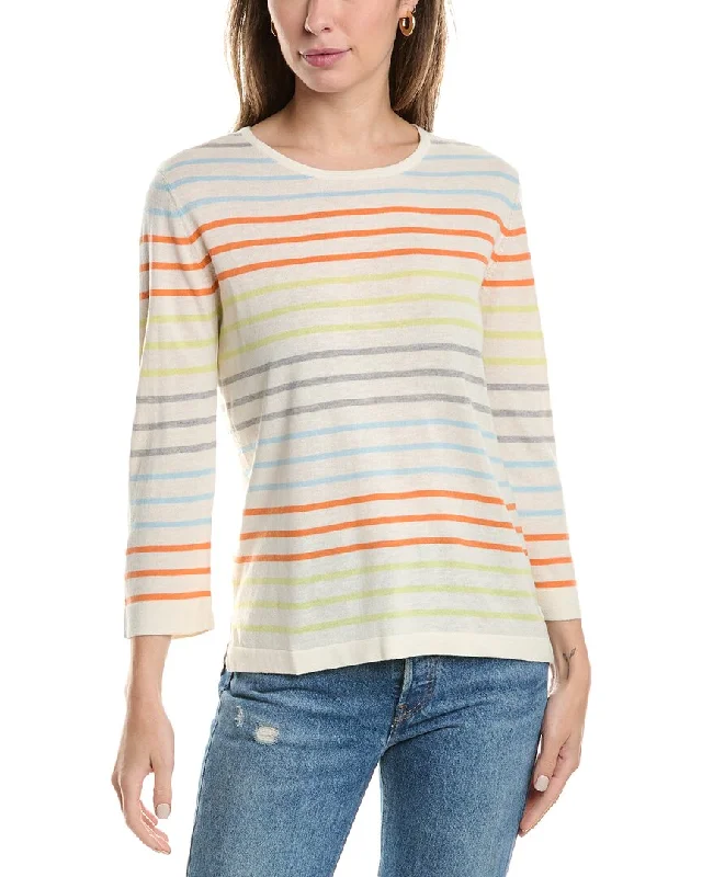 Super Savings Forte Cashmere Aegean Silk & Cashmere-Blend Sweater