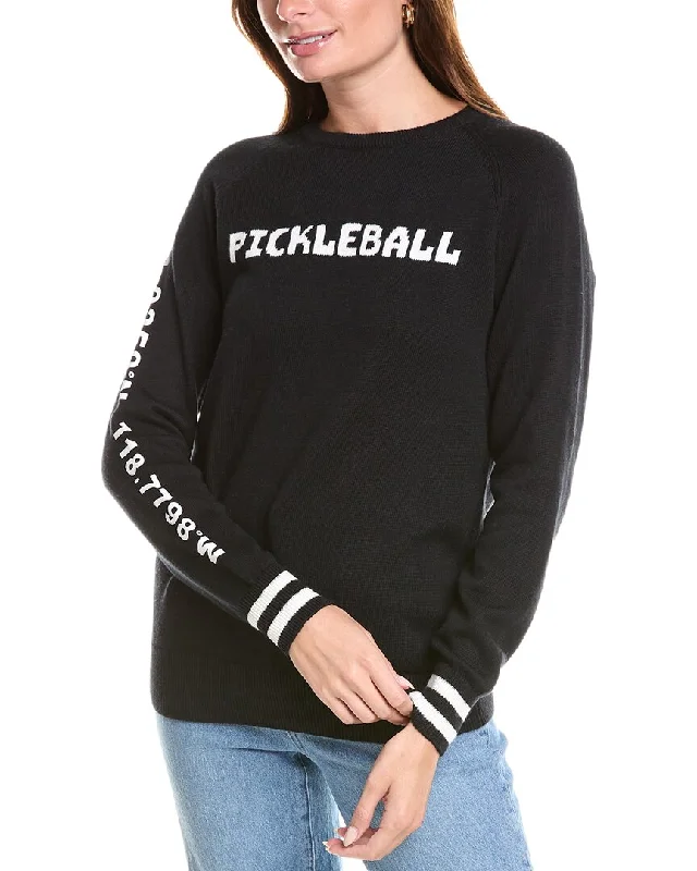 Weekend Specials to Grab 27 Miles Malibu Pickleball Raglan Cashmere-Blend Sweater