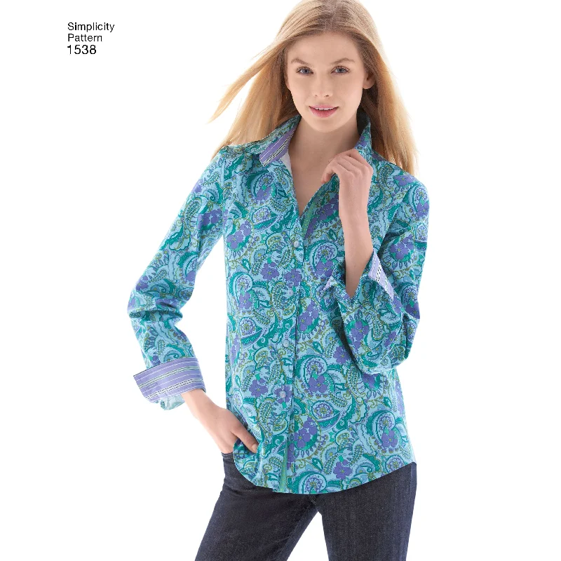 Simplicity Pattern 1538 Misses' shirt