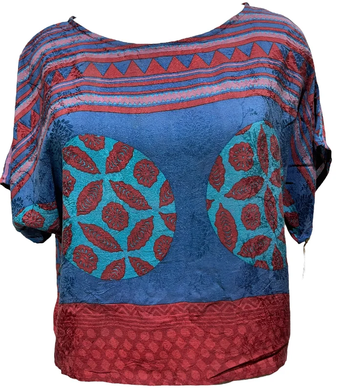 Weekend-Only Price Drops PRC3535 Avatar Pure Silk Boxy Top