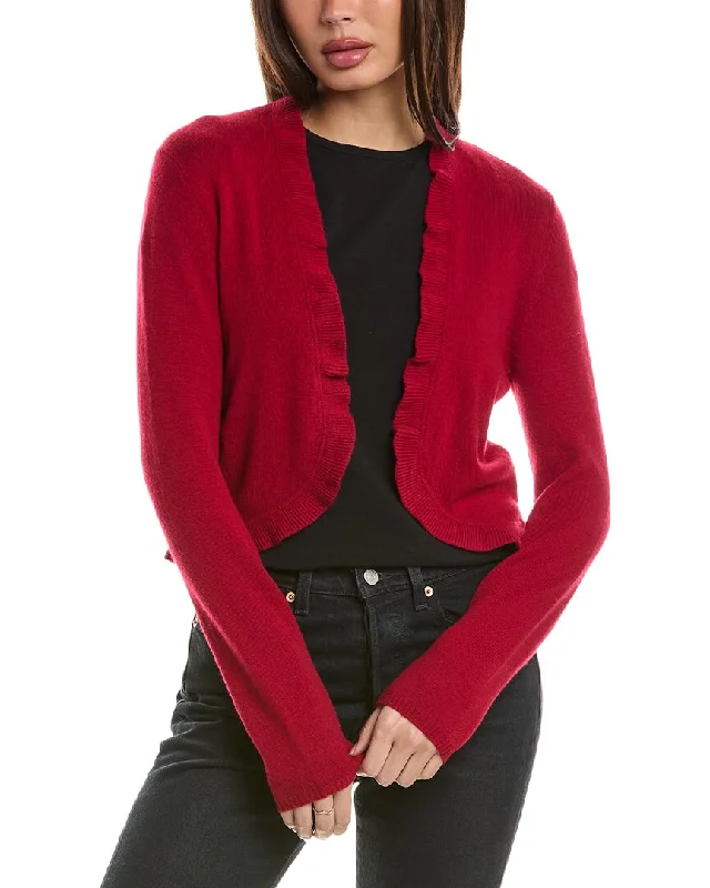 Your Weekend, Your Savings Hannah Rose Divine Ruffle Cashmere Bolero