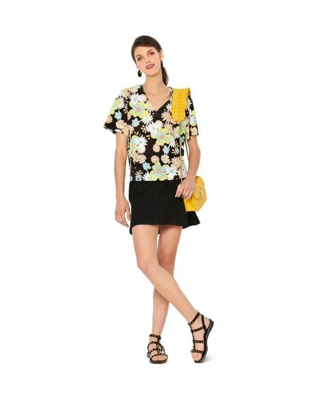 Weekend Specials to Celebrate Burda Pattern 6245  Blouse – Tunic Top – V-Neck – 
Back Button Fastening