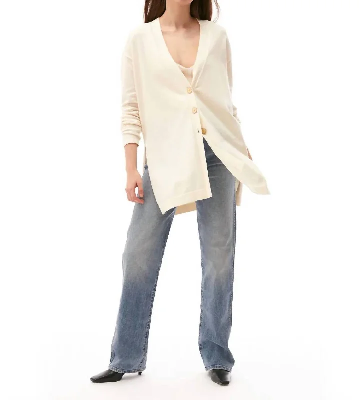 Weekend Deal Penelope Travel Cardigan In Ivory