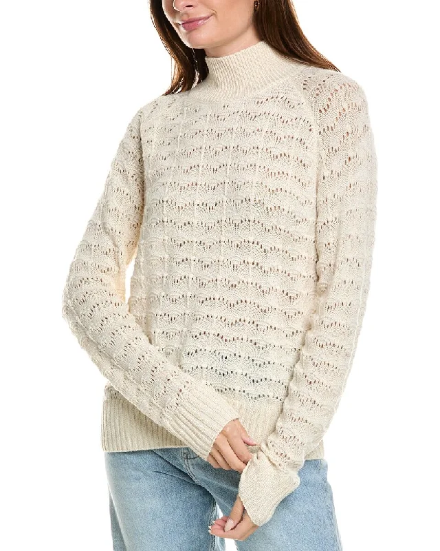 Midnight Madness Kier+J Turtleneck Wool & Cashmere-Blend Sweater