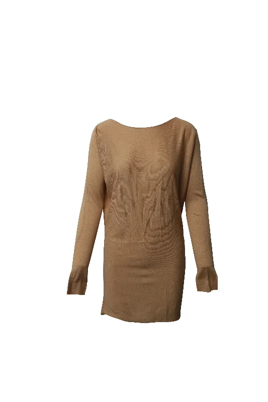 Weekend Offers That Shine Vince Sweater Dress in Beige Rayon