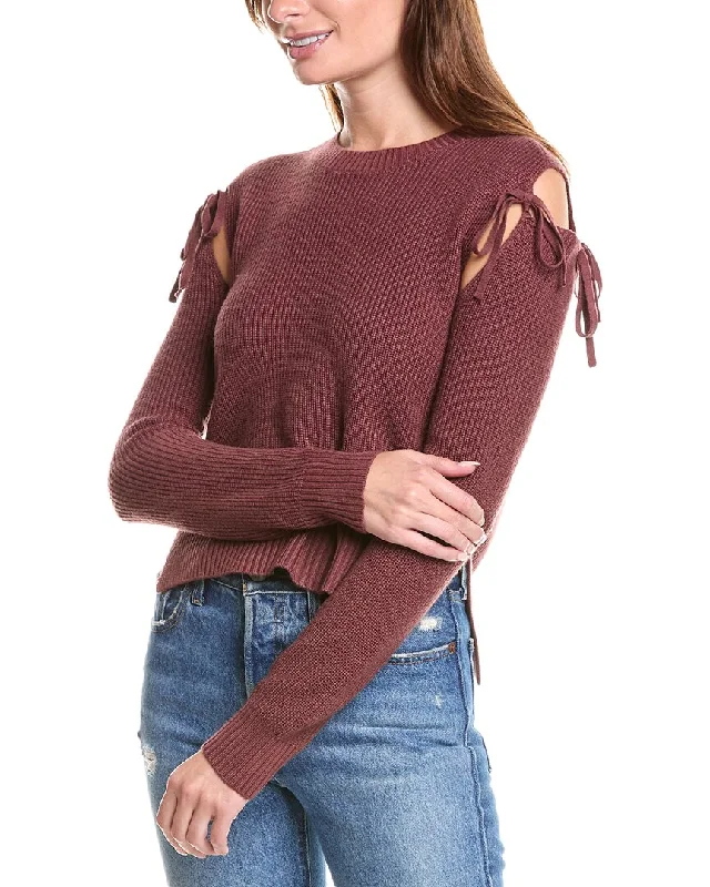 Weekend Offers That Amaze 27 Miles Malibu Tie Shoulder Wool-Blend Sweater