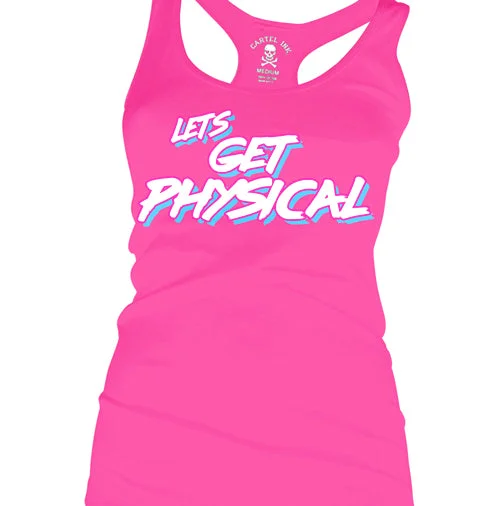 Shop Now Lets Get Physical Women's Racer Back Tank Top