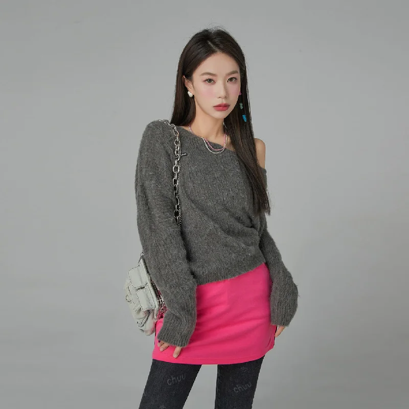 Bonus Offer Wind And Sky Off The Shoulder Ribbed Top