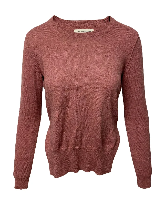 Weekend Discounts to Celebrate Isabel Marant Étoile Side Slit Jumper in Pink Cotton