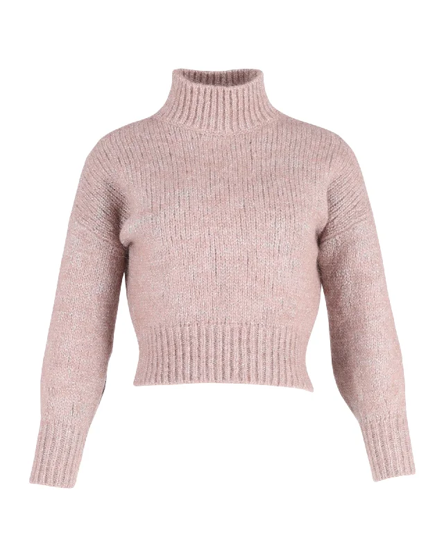 Weekend Sale: Don't Miss Out Hugo Boss Turtleneck Sweater in Pink Wool