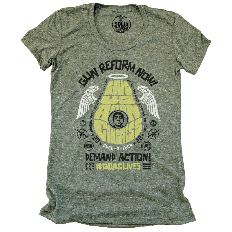 Weekend Savings Spectacular Women's Guac-A-Thon 2020 Give Us Action Congress Triblend Olive T-shirt | Supports Gun Reform Weekend Savings Spectacular Women's Guac-A-Thon 2020 Give Us Action Congress Triblend Olive T-shirt | Supports Gun Reform