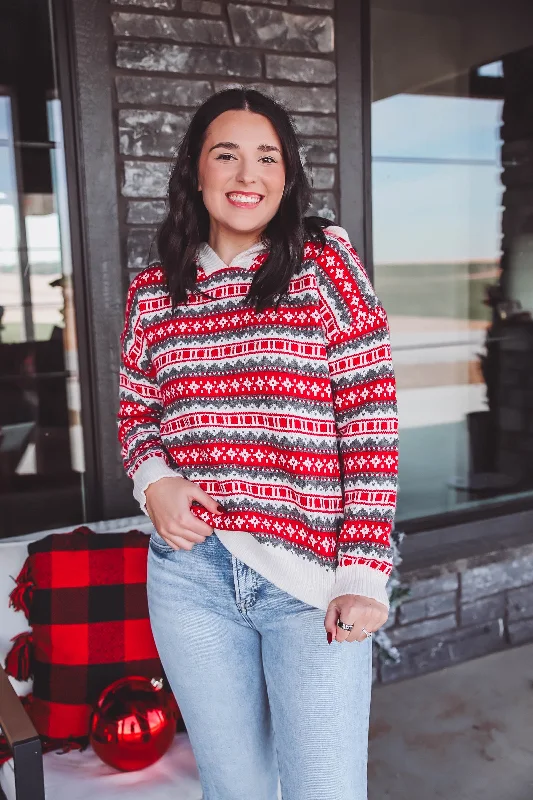 Weekend Wonders Await! Noelle Hooded Sweater