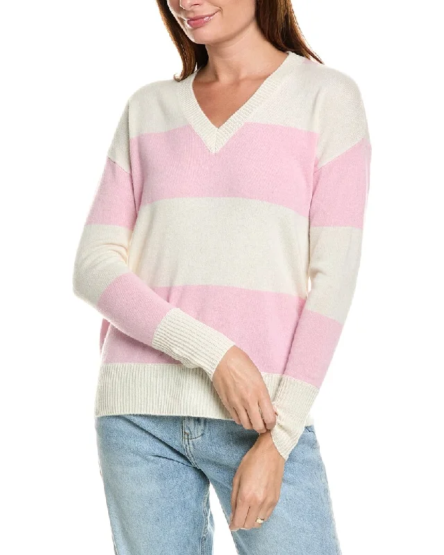 Instant Deal Kier+J Striped Cashmere Sweater