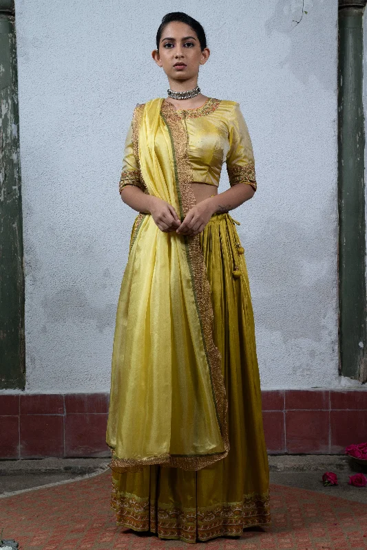 Now Available Mysore: Yellow Lehanga