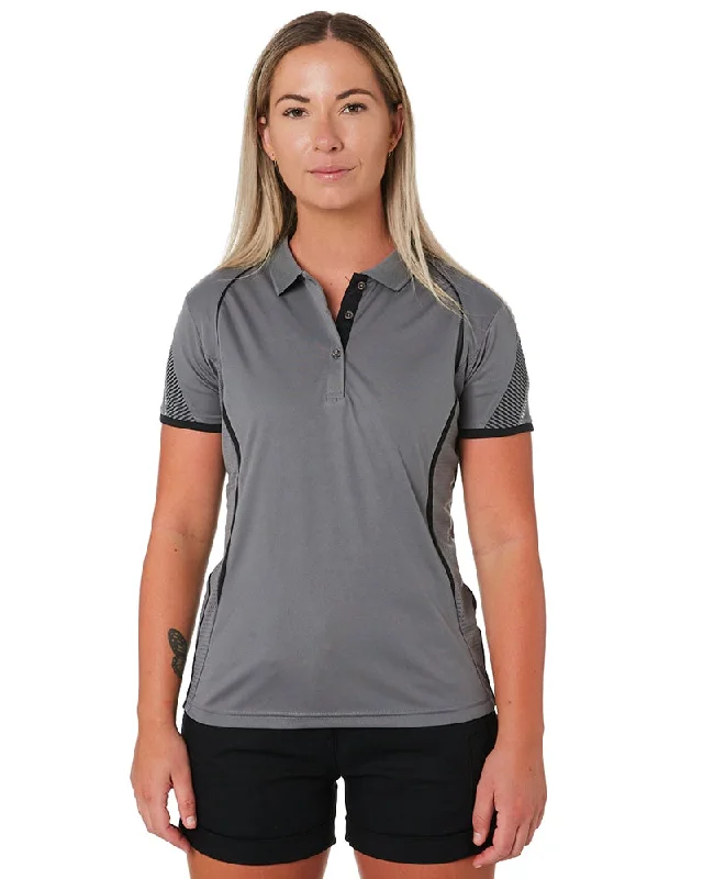 Weekend-Only Price Drops Razor Ladies Polo - Ash/Black