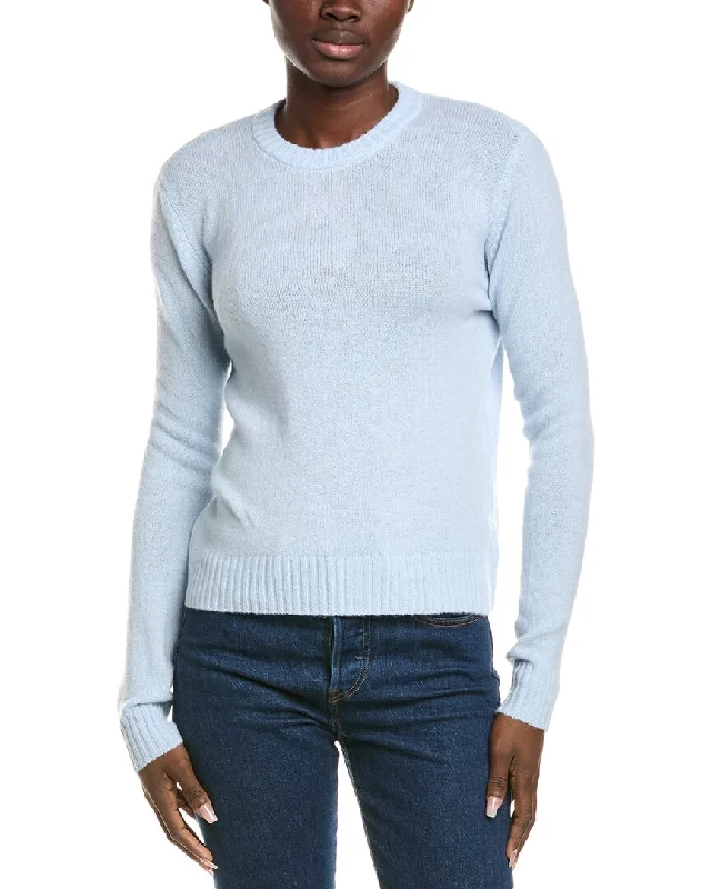 Weekend Discounts to Snag Alashan Cashmere Technical Crop Crewneck Cashmere-Blend Pullover