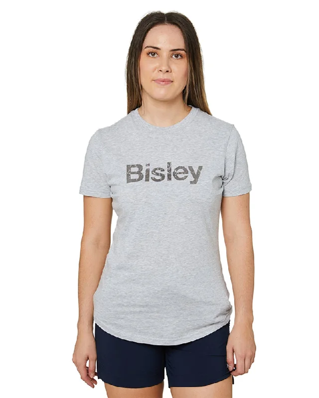 Women's Cotton Logo Tee - Grey Marle