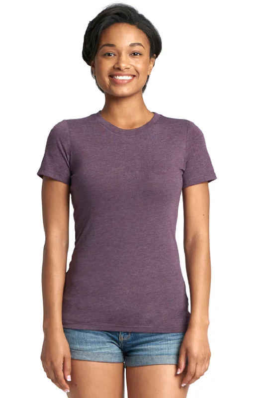 Weekend Discounts to Enjoy Next Level Womens Jersey Short Sleeve Crewneck T-Shirt - Vintage Purple - Closeout
