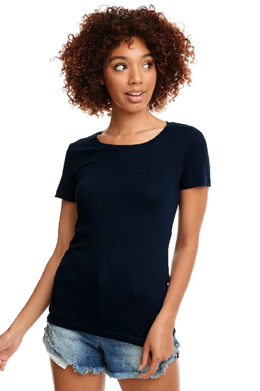 Extra Discount Next Level Womens Ideal Jersey Short Sleeve Crewneck T-Shirt - Midnight Navy Blue