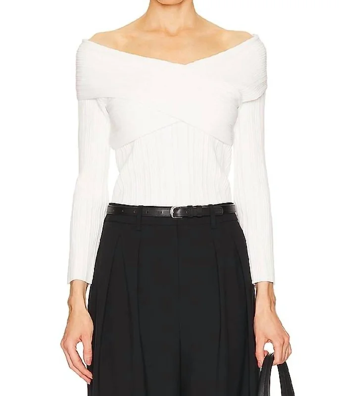 Major Deal Yesenia Top In Off White